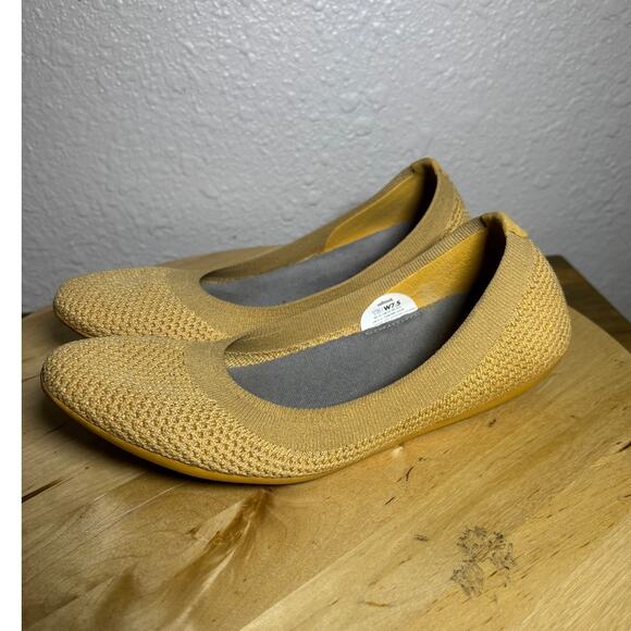 All Birds Dark Yellow Textile Flats size 7.5 W - Picture 2 of 8